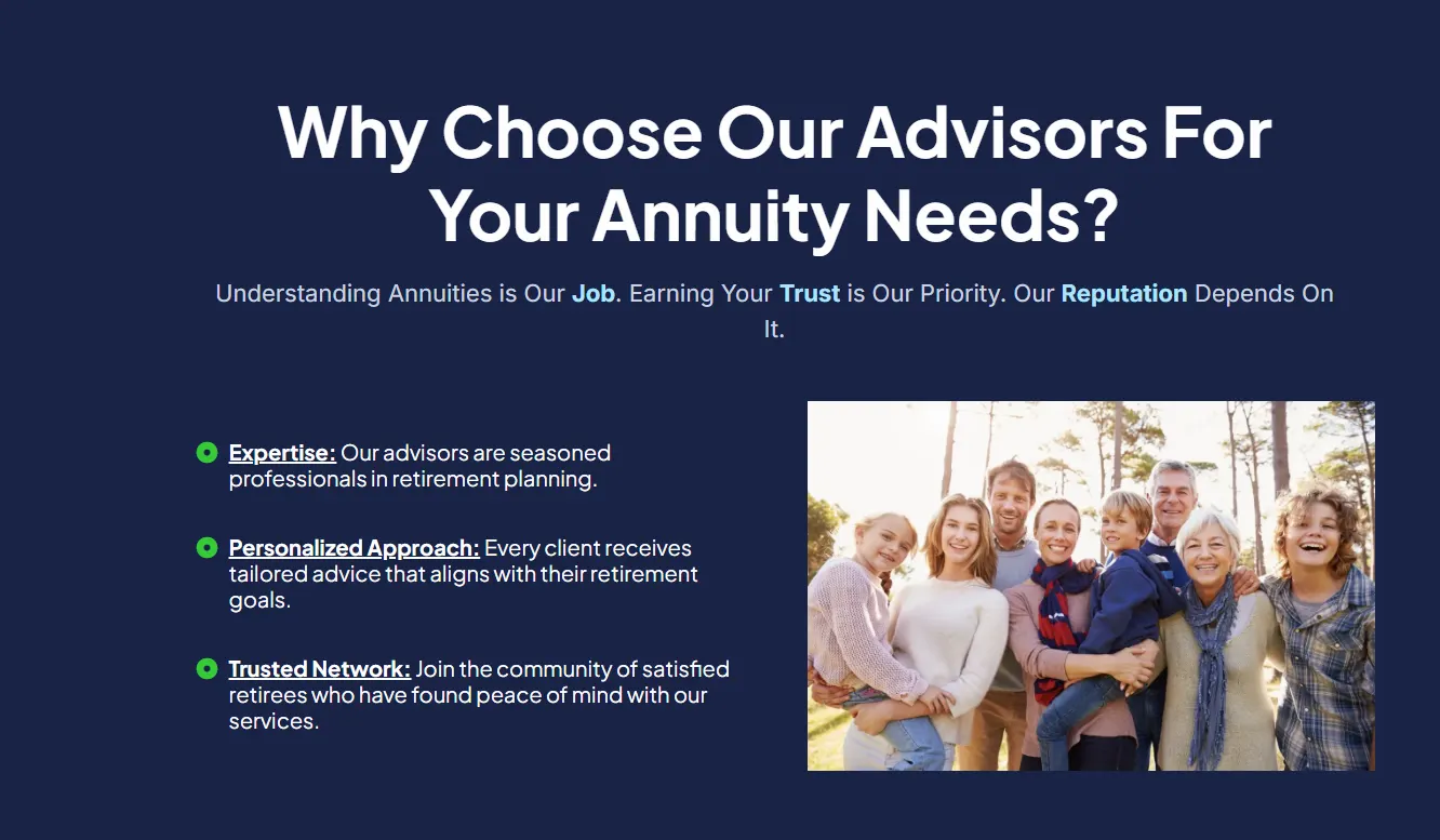 Annuities & IUL snapshot screenshot