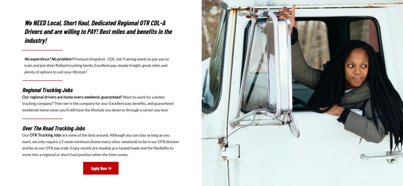 CDL Job Training snapshot screenshot