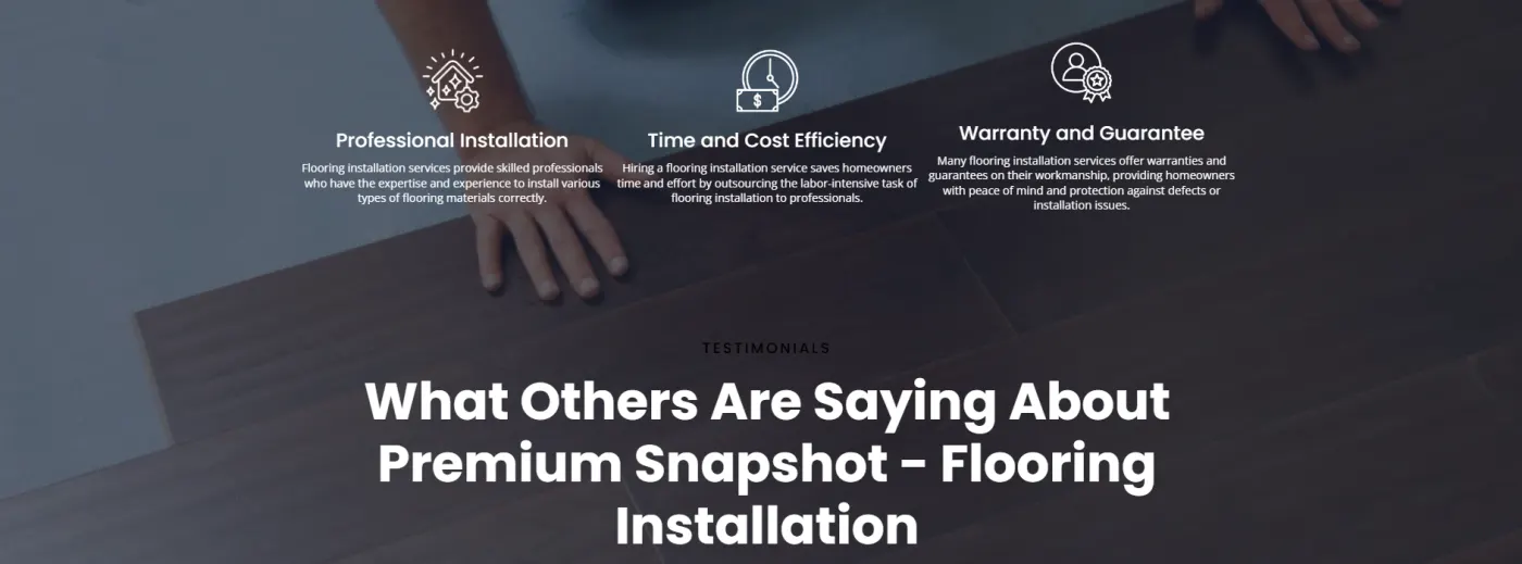 Flooring Installation snapshot screenshot