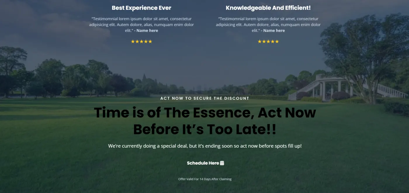 Lawn Application snapshot screenshot