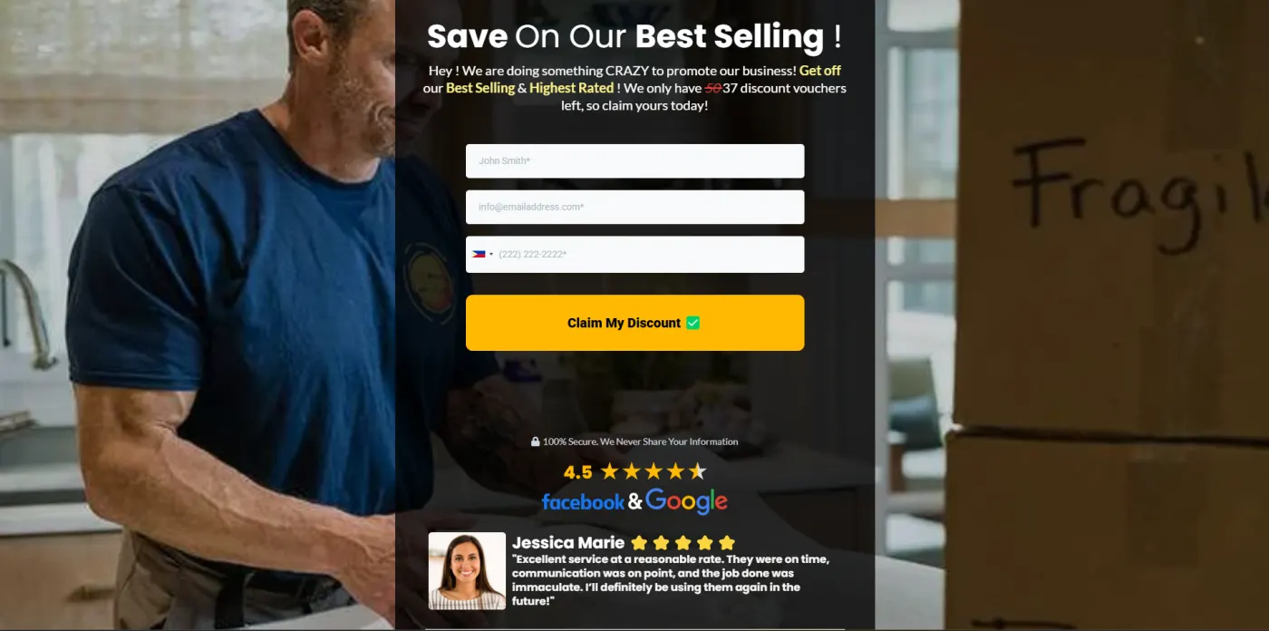 Moving & Packing Service snapshot screenshot