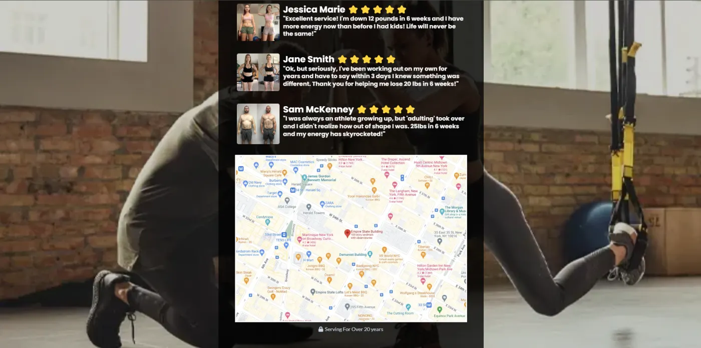 Personal Trainer snapshot screenshot