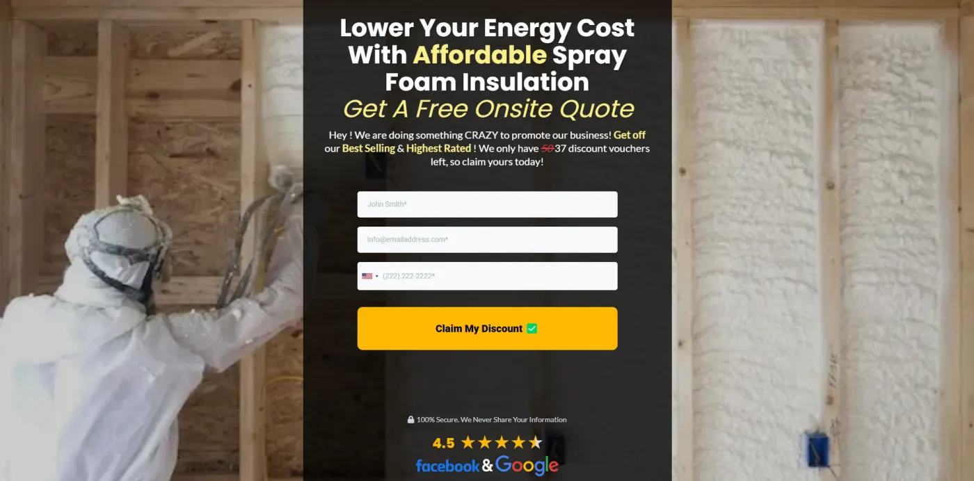 Spray Foam Insulation snapshot screenshot
