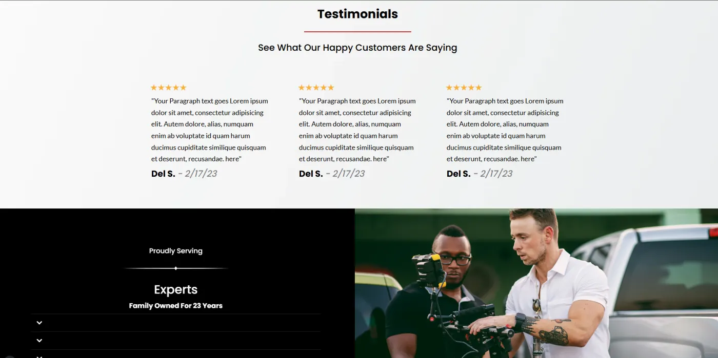Video Production Company snapshot screenshot