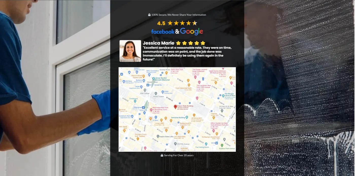 Window Cleaning Service snapshot screenshot